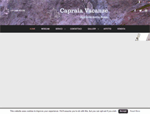 Tablet Screenshot of capraiavacanze.it